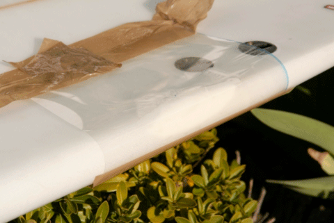 How to repair a cracked surfboard rail
