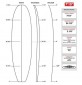 Foam de surf para tablas shortboard