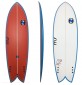 Surfboard Retro Fish MS Black Bass