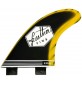 Kiele Feather Gfk Fins Yellow & Black