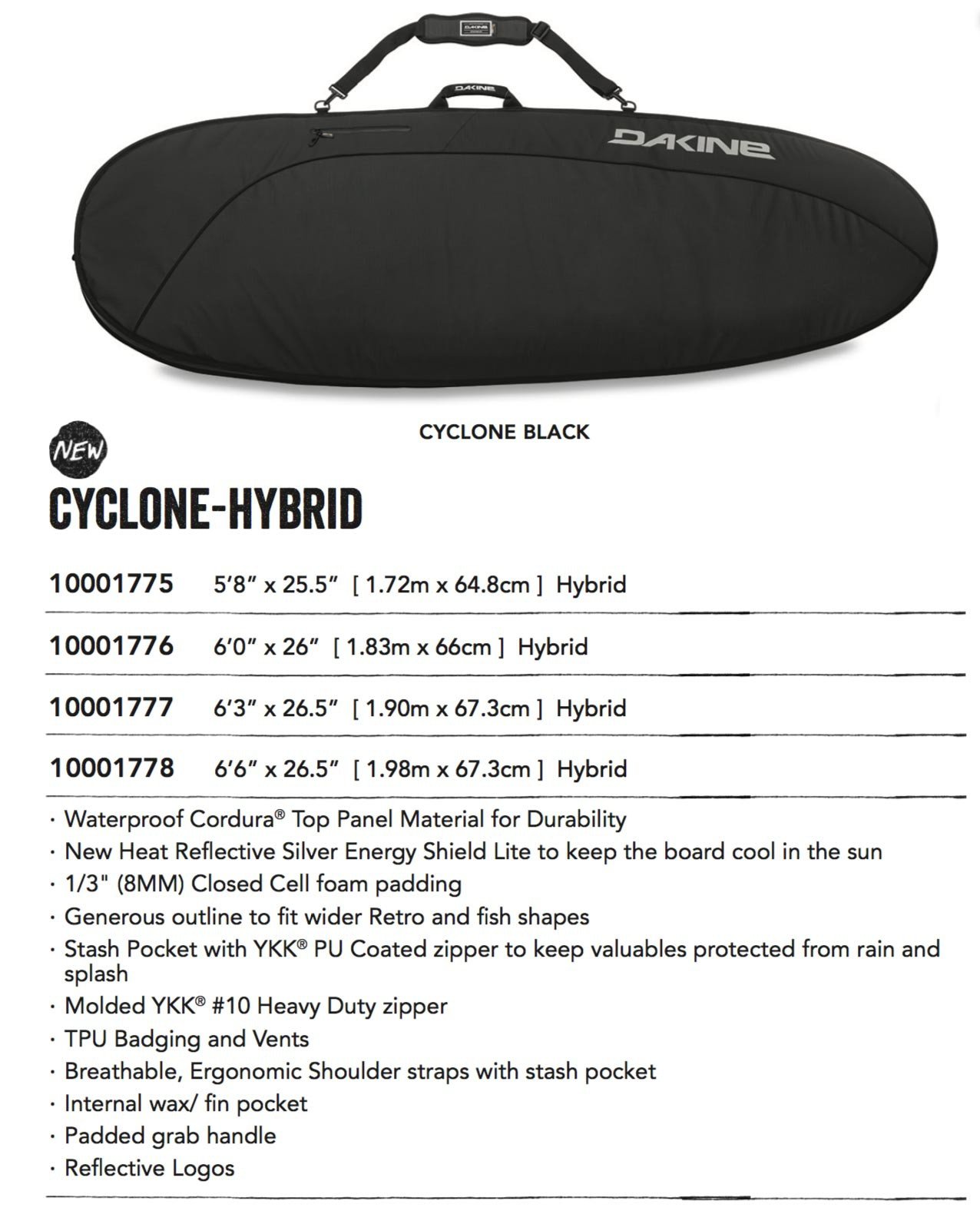 Dakine cyclone fin stash sale