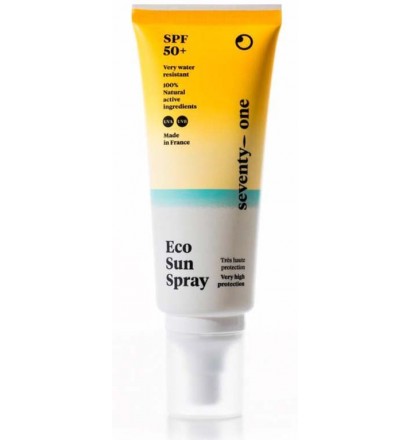 Crema solare eco sun spray SPF50 Seventy One Percent