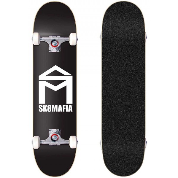 Imagén: Skateboard completo SK8MAFIA House Logo Black 7,75