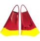 Palmes de bodyboard Option MK2 Rouge/Jaune