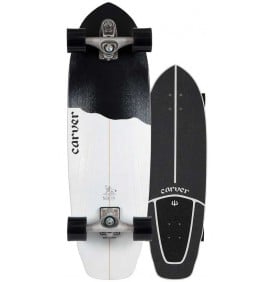 surfskate Carver Black Tip 32,5'' C7