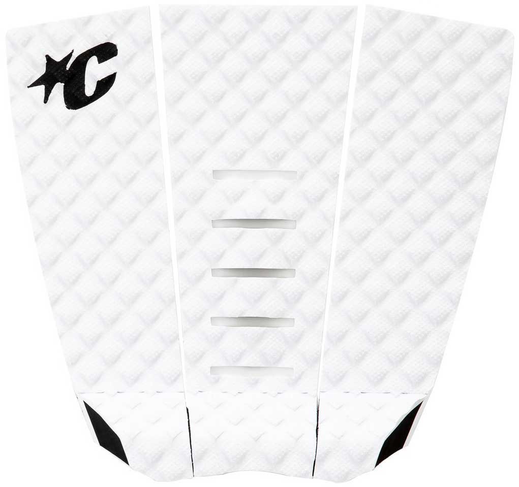 white surfboard tail pad