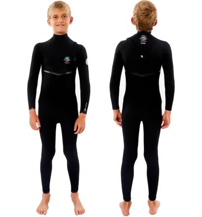 Fato Surf Rip Curl Flash-Bomb 4/3mm Zip-Free  Junior