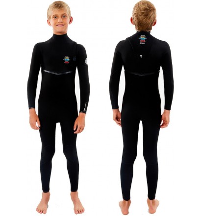 Muta surf Rip Curl Flash-Bomba 4/3mm Zip Free  Junior