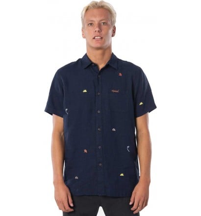  Rip Curl SWC Motif Linen Shirt