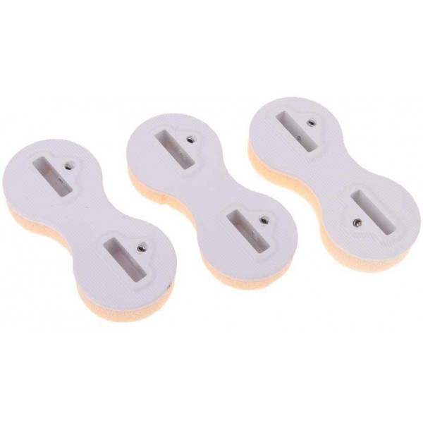 Imagén: set of 3 Plugs M-Fins Dual Tab