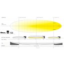 Surfboard Torq Funboard Pinline colour (OP VOORRAAD)