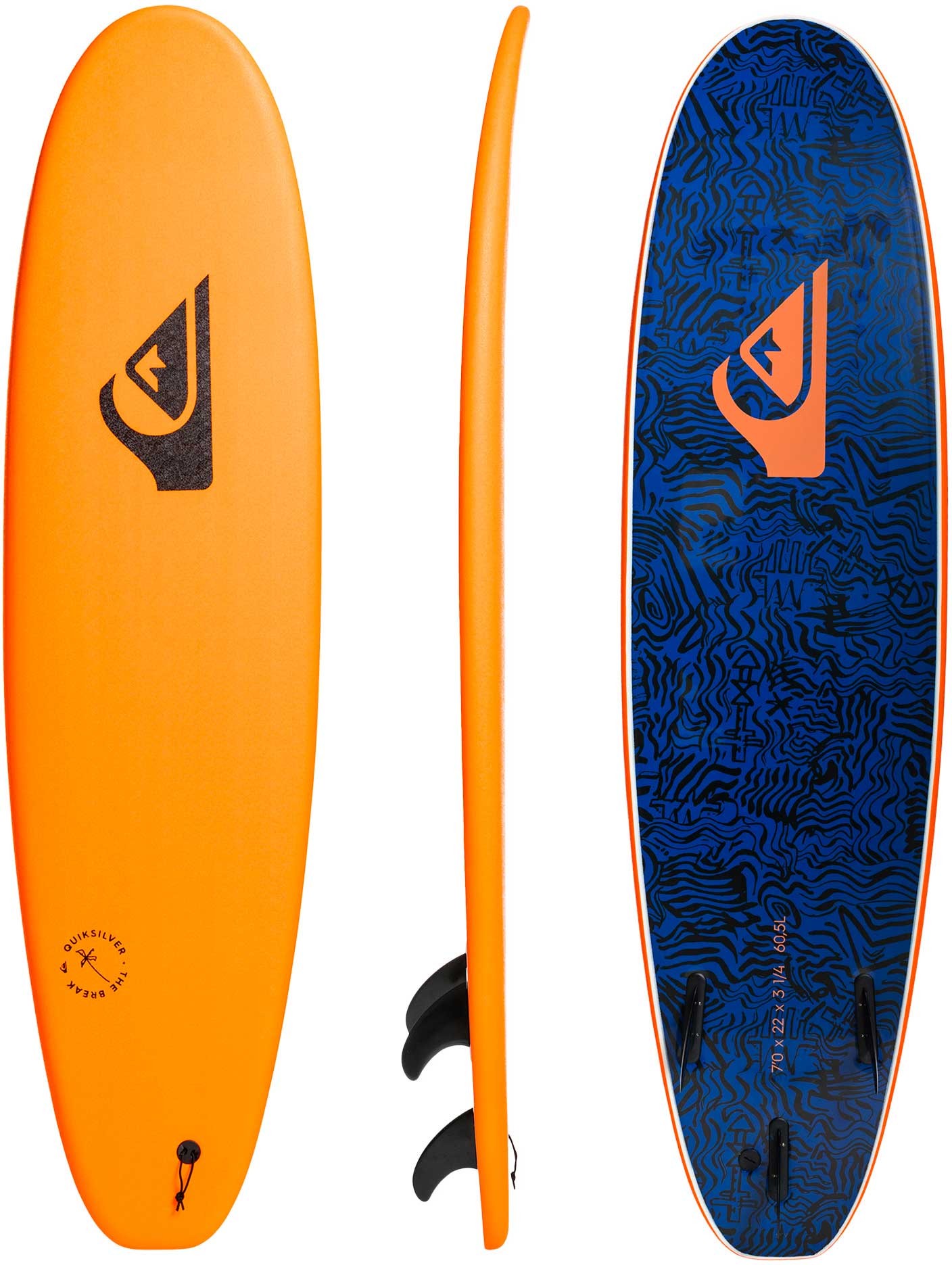 quiksilver break soft surfboard