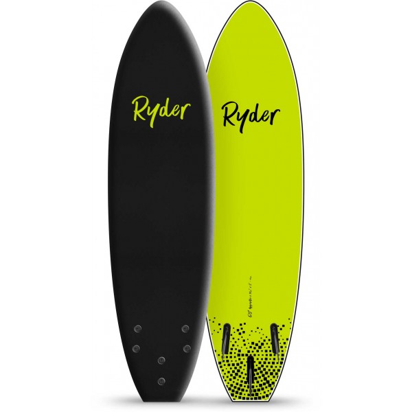 Imagén: Planche de surf softboard Ryder Apprentice Thruster Black