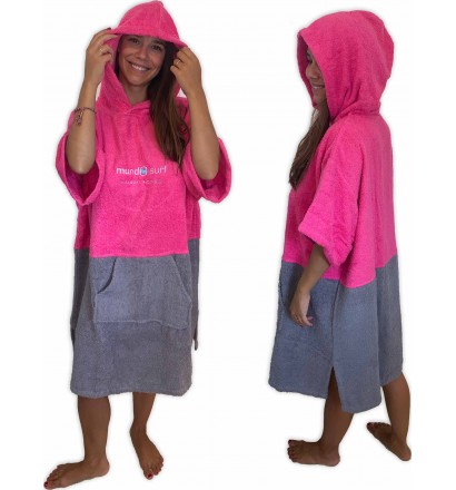 Mundo-surf Womens Bicolor Poncho