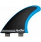 Finnen Feather Fins Fiberglass Blue & Black