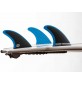 Pinne Feather Fins Fiberglass Blue & Black