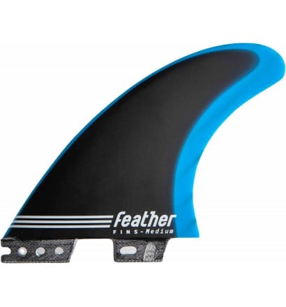 Finnen Feather Fins Fiberglass Blue & Black