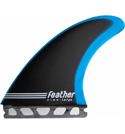 Finnen Feather Fins Fiberglass Blue & Black