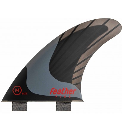 Dérive surf Feather Fins Superlight Black