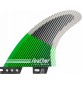 Ailerons de surf Feather Fins Ultralight Black Hexa Core