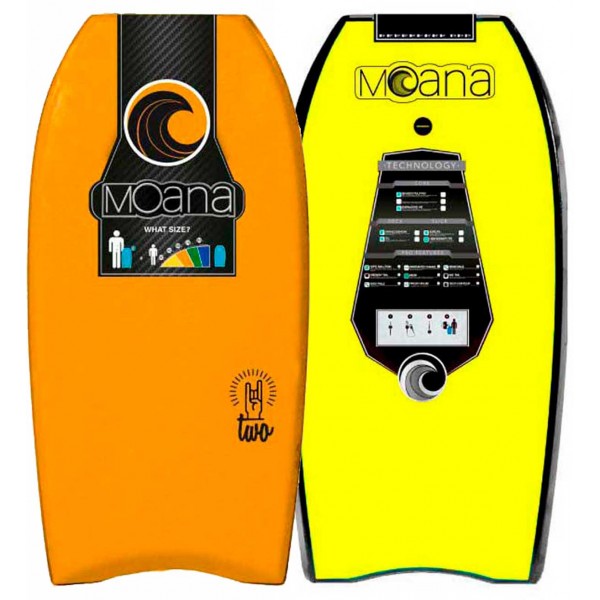 Imagén: Tabla de bodyboard Moana Two Orange/Yellow