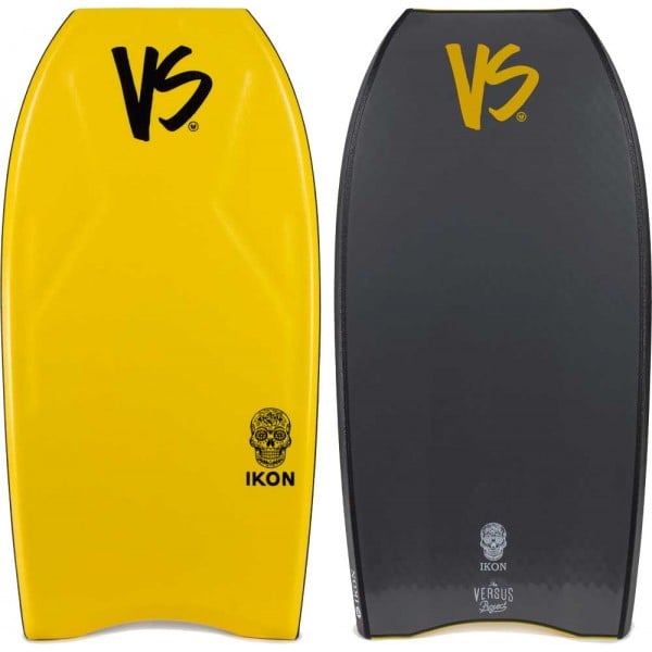 Imagén: Planche de bodyboard VS Ikon NRG+ Contour Quad Concave Tangerine/Metalic Dark Grey