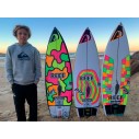 Peintures pour planches de surf SURFPAINTS Fluro