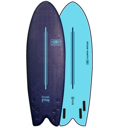 Planche de surf softboard Ocean & Earth Flying Fish EZI-Rider 5'8" Quad