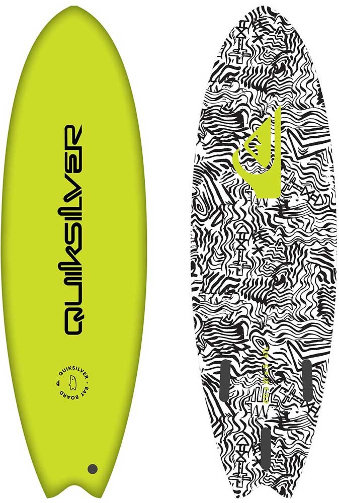 quiksilver foam surfboard