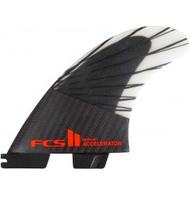 Ailerons de surf FCSII Accelerator PC Carbon