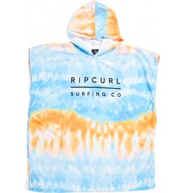 Poncho Rip Curl Print Blue Junior