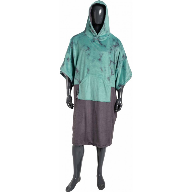 Poncho handdoek Madness Teal Marble