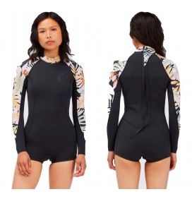 Traje Neopreno RIP CURL G Bomb Long Sleeve Springsuit Hi Cut Black