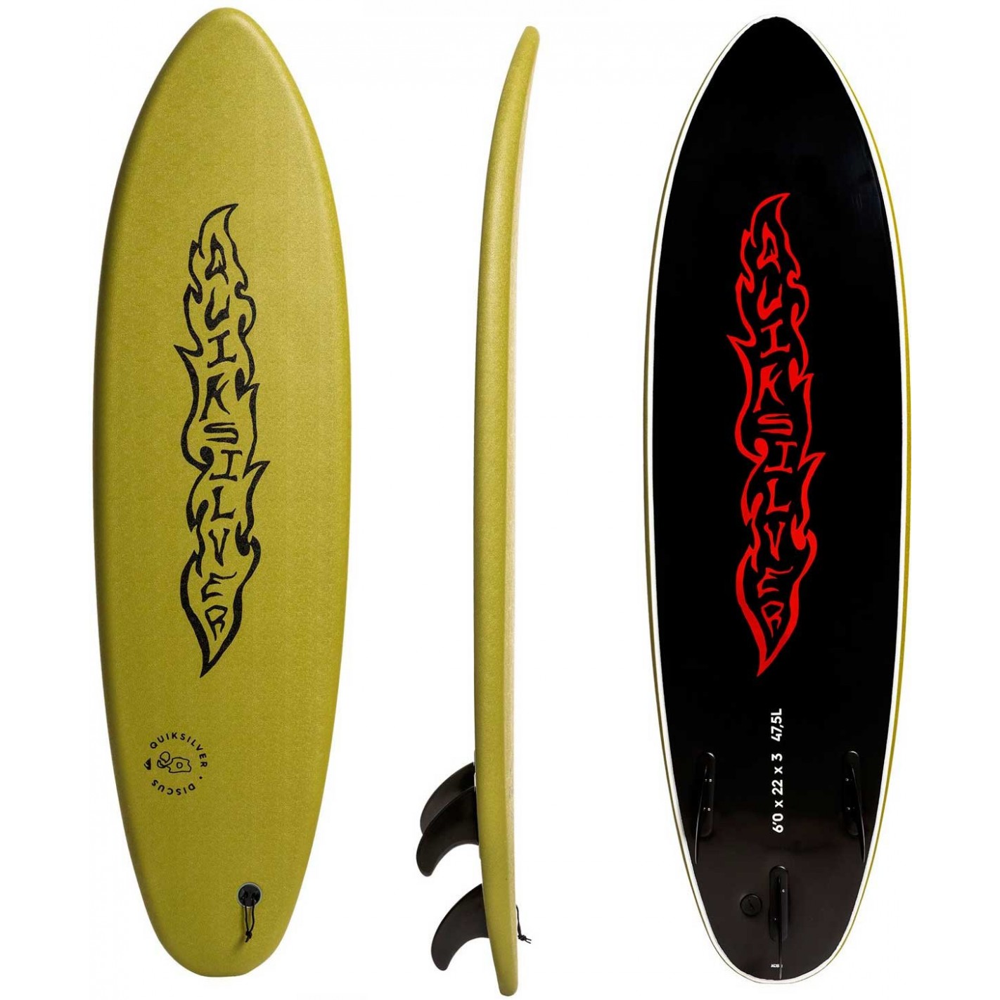 Imagén: Tabla de surf softboard Quiksilver Discus Military