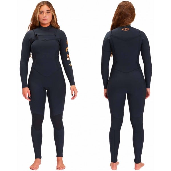 Imagén: Fato Surf Billabong Salty Dayz Natural 4/3mm Black Tide