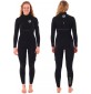 Neoprene Rip Curl E-Bomb Womens 3/2mm Zip Free