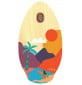 Prancha de skimboard Skim1 Wood 41'' San Diego