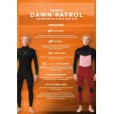 Rip Curl 4/3mm Dawn Patrol Junior Wetsuit 