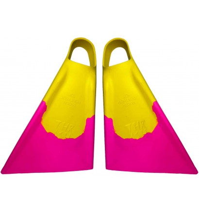 Aletas bodyboard Thrash Shura Yellow/Pink