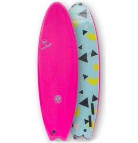 Surfbrett softboard Mobyk Fish Quad