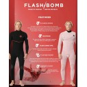 Combinaison Rip Curl Flash-Bomb 4/3mm Zip Free