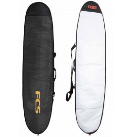 FCS Classic Longboard Surfcover Black Mango