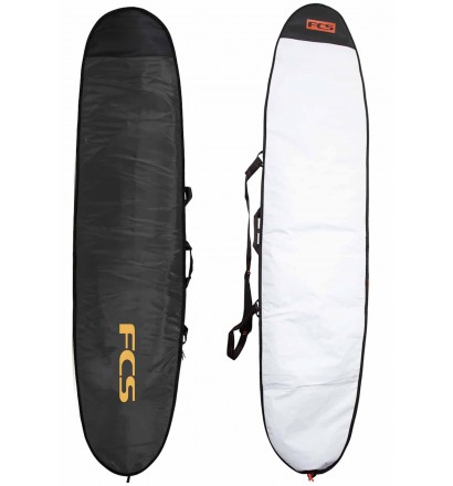 FCS Classic Longboard Surfcover Black Mango