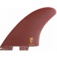 Ailerons de surf twin fins FCSII Christenson Keel PG Blood Red