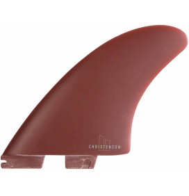 Ailerons de surf twin fins FCSII Christenson Keel PG Blood Red