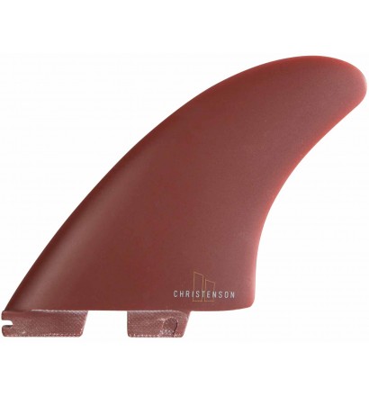 Ailerons de surf twin fins FCSII Christenson Keel PG Blood Red