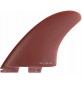 Ailerons de surf twin fins FCSII Christenson Keel PG Blood Red