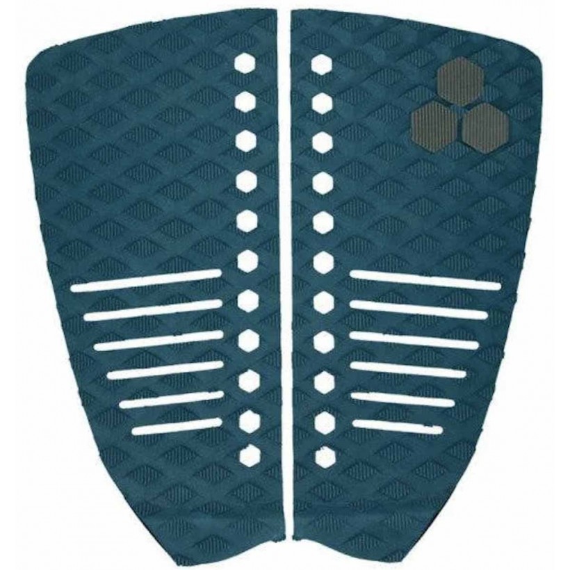 Grip pads surf Channel Island Mixed Groove 2 pieces Flat Pad Black