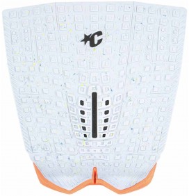 Surfboard tail pad Creatures Proto 1.4 Eco Platinium Speckle Fluro Red