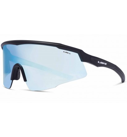 Sunglasses Liive Dealer MIRROR MATT BLACK BLUE